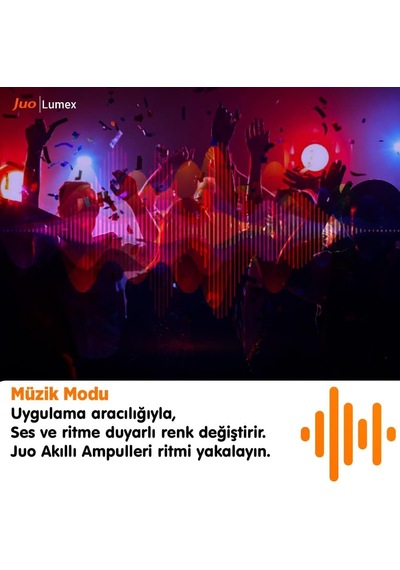 Juo Lumex Akıllı Ampul 11w Led Rgb Wifi & Bluetooth Diğer