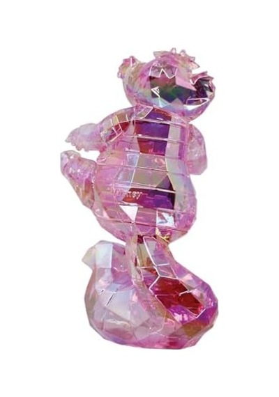 Enesco Facets Alice Harikalar Diyarında Cheshire Kedi Heykelcik, 9,78 Cm, Pembe