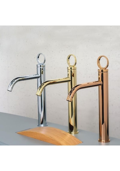 Fk-4021 Krom Yüksek Lavabo Bataryası Renkli