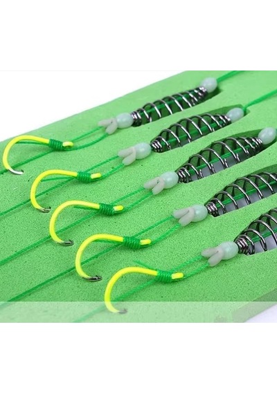 5 Li Paket Yaylı Avcı Hazır Sazan Takımı- Fosforlu Genel