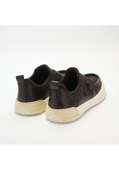Brown Safari + Brown Stretch Sneaker Erkek Ka-26y-alfa5426 John May Munıh Shoe Kahverengi
