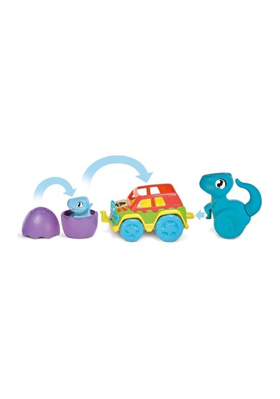 73251 Tomy - Jurassic World Dino Ve Renkli Araç +12 Ay