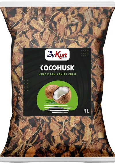 Bykurt Cocohusk 1l Hindistan Cevizi Cipsi Orkide Bakımı Ve Kök Gelişimi İçin Doğal Malzeme 1 Litre