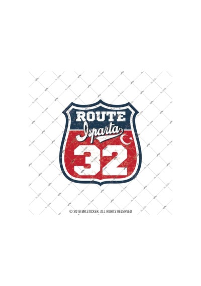 Roup44 Route Isparta 32 Sticker