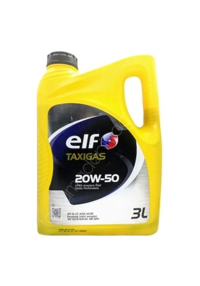 Elf 20W-50 Taxıgas Motor Yağı 3 L