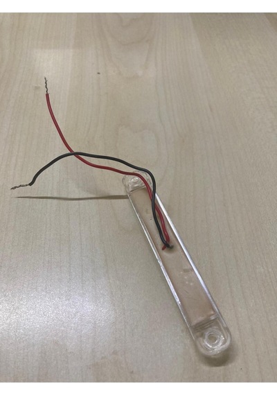 10 Adet 9 Led'li Parmak Led Beyaz Kamyon Tır Aksesuar Dorse Etek Lambası - 12/24 Volt