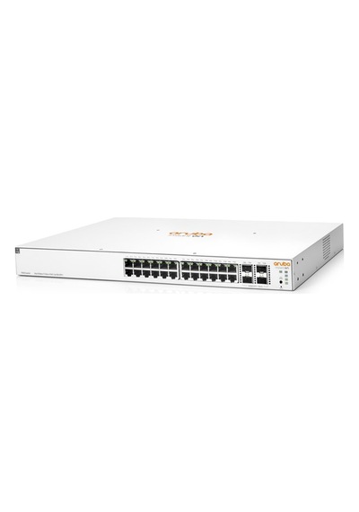 Hp Aruba Instant On, Jl683b, 1930-24g, 24port, Gigabit, Poe 195w, 4 Port Gigabit Sfp, Yönetilebilir, Rack Mount Switch