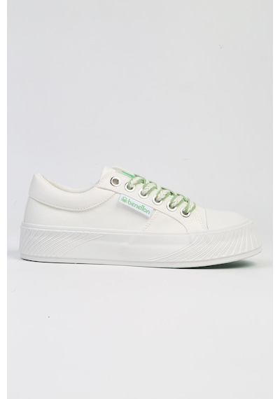 United Colors Of Benetton Benetton Bnı-10097 Beyaz-ithal Kadın Platform Spor Ayakkabı 001