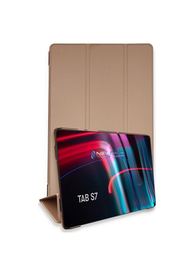Mey İthalat Samsung Galaxy Uyumlu T870 Tab S7 11 Kılıf Tablet Smart Kılıf - Rose Gold Klasik