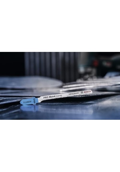 Accessories Professional 5 X Dekupaj Testere Bıçağı T 118 Eof Flexible For Metal Çelik Sac, Aksesuar Dekupaj Testeresi İçin , 1,5-4 Mm