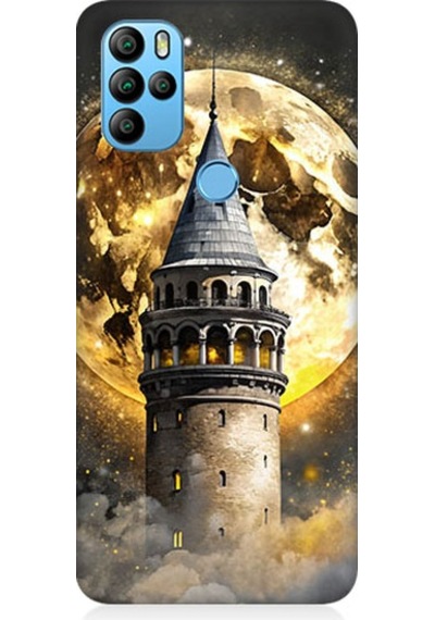 General Mobile Discovery Gm21 Pro Uyumlu Galata Kulesi Desenli Silikon Kılıf