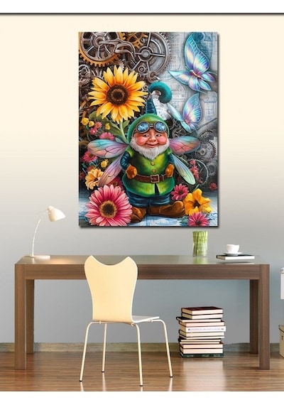 Kanvas Tablo Tarot Kartları Ve Kadın 70cmx100cm