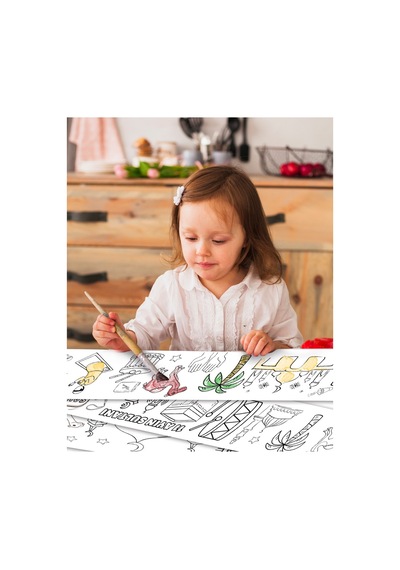 Bak Gel Al Ramazan A Özel 30x500 Cm Boyama Rulo Kağıdı, Ramazan Temalı 5 Mt Boyama Etkinlik Rulo Kitabı - Bgaruloboyama01