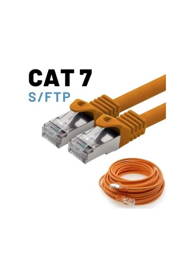 Irenis Cat7 Kablo S/Ftp Lszh Ethernet Network Lan Ağ Kablosu 50 M Beyaz
