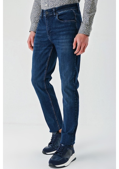 Lacivert Gabardin Pamuklu 5 Cepli Slim Fit Dar Kesim Casual Denim Pantolon 1023240152-lacivert Lacivert Lacivert Gabardin Pamuklu 5 Cepli Slim Fit Dar Kesim Casual Denim Pantolon 1023240152-lacivert Lacivert