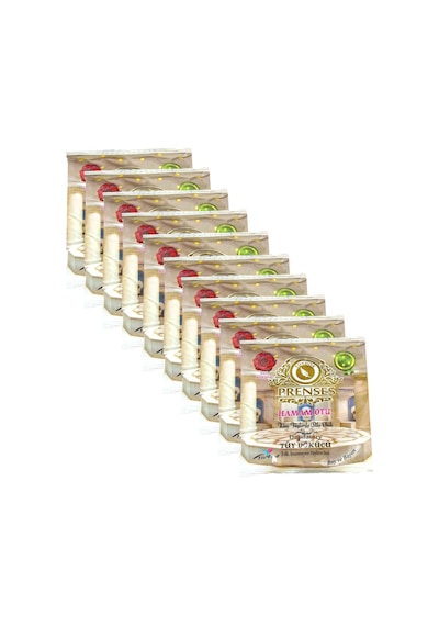 Prenses Hamam Otu Toz Tüy Dökücü Gül Kokulu Bay Bayan 10 x 150 G