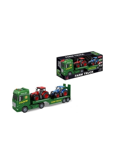Ctoys 666-69f Işıklı Ve Sesli Traktör Taşıyıcı Tır