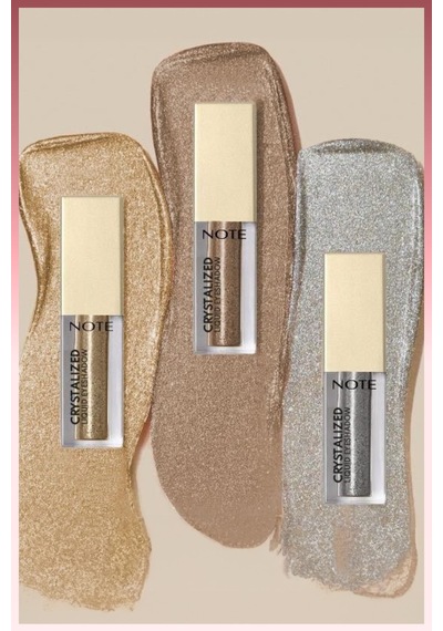 Note Crystalized Liquid Eyeshadow Likit Metalik Göz Farı - 04 Pink Bouquet