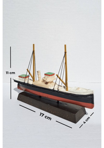 Bandırma Vapuru Maketi - Küçük Boy 17 Cm