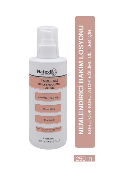 Natexia Emoderm Daily Emolient Nemlendirici Bakım Losyonu 250 Ml