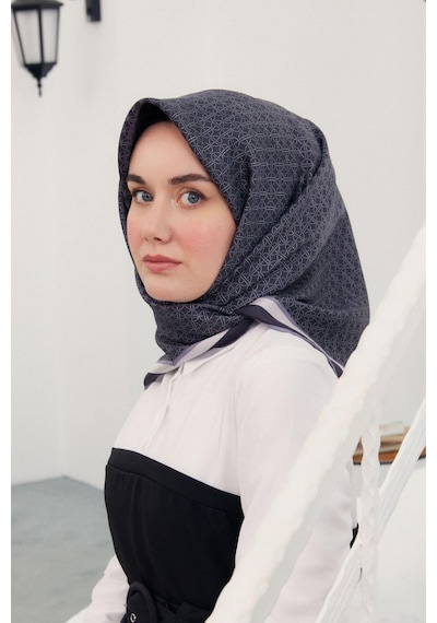 Silk Home Twill İpek Eşarp - 11414-04 Antrasit