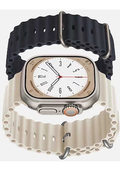 Watch Ultra 49mm Uyumlu Krd-75 Uyumlu Zore Kordon-sarı