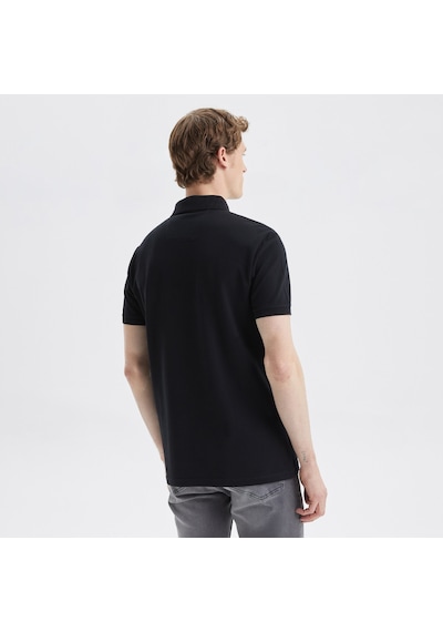 Nautica Nautıca Erkek Siyah Slım Fıt Kısa Kollu Polo K35062T 0Tb Siyah