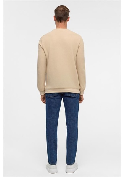 Süvari Bej Regular Bisiklet Yaka Sweatshirt Tr2013700460-bj3 Bej