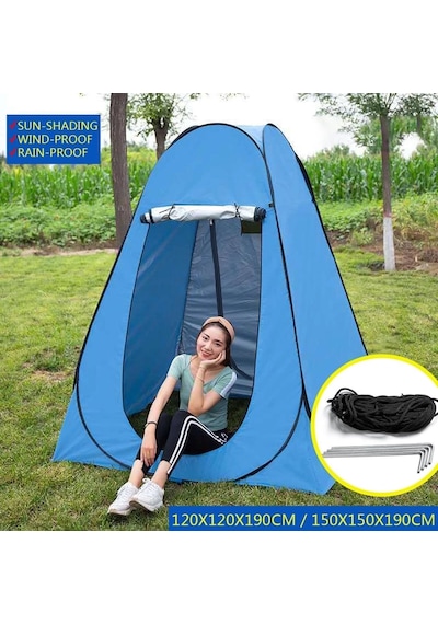 Kamp Alanı Duş Giyinme Wc Çadırı Fotoğrafcı Prova Kabini 190x120x120 Diğer