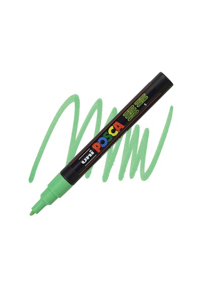 Uni Posca Marker Pc-3M 0.9-1.3 Mm Light Green