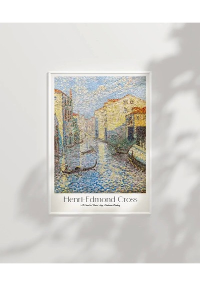 Çerçevesiz Poster Henri-edmond Cross Venedikte Bir Kanal