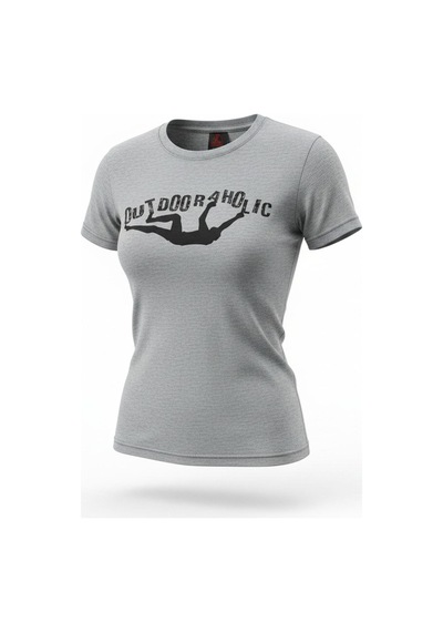 Madrock Outdoor T Shirt Kadın Mdrck074 Gri