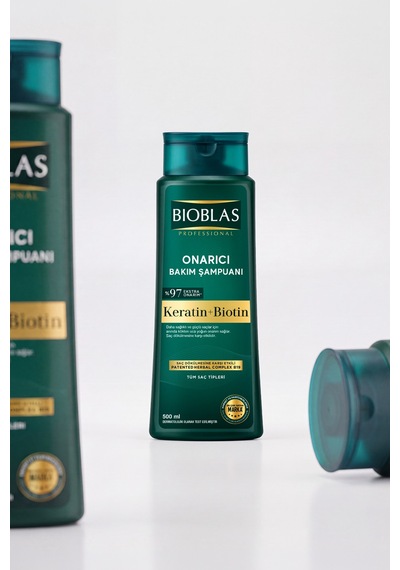 Keratin & Biotin Onarıcı Bakım Şampuanı 500 Ml - Tüm Saç Tipleri