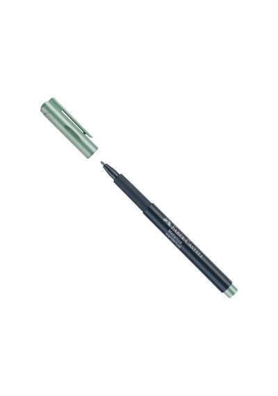 Metalik Marker Kalem 1.5 Mm Keçe Uçlu 1 Adet Faber Metalik Markör Turkuaz