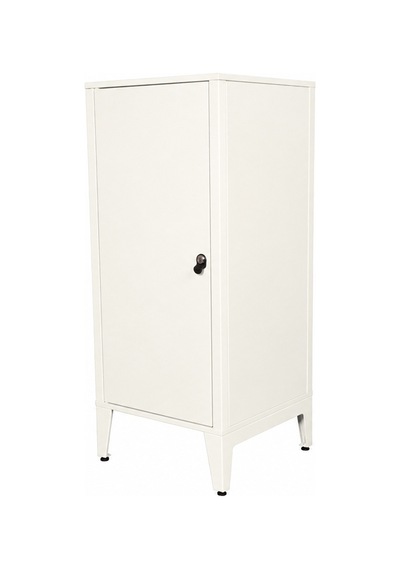 Alfafonet Ziglat Serisi Demonte Metal Kapaklı Çok Amaçlı Ofis Dolabı 450x900x450 Mm Mat Beyaz