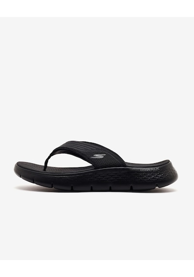 Skechers Go Walk Flex Sandal Erkek Siyah Parmak Arası Terlik 229214 Bbk Siyah