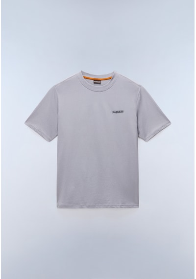Napapijri S-small Box Ss Erkek T-shirt-31966 Açık Gri