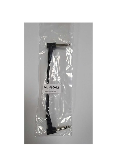 Alg042 Gitar Pedalı Için Patch Kablo 15cm. Siyah Standart