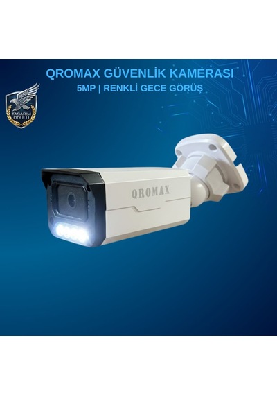 Gece Renkli Gösteren 4 Warm Led 5 Mp Sony Lensli 1080p Full Hd Güvenlik Kamerasi 3404w