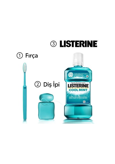 Listerine Cool Mint Ağız Bakım Suyu 1000 Ml X6