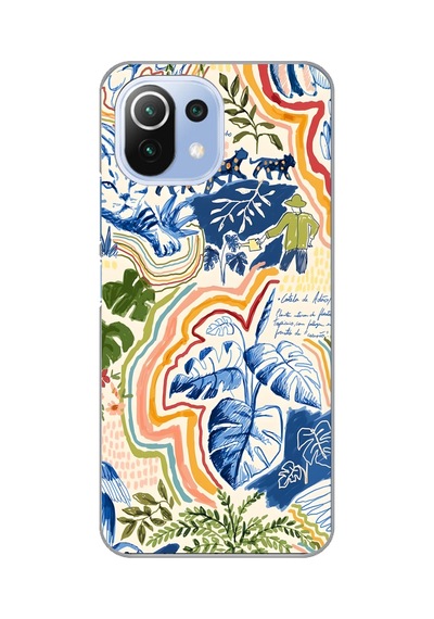 Xiaomi Mi 11 Lite Yumuşak Desen294 Çok Renkli