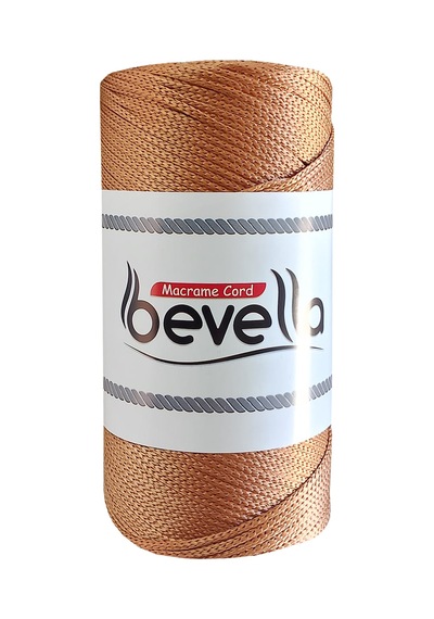 2 Mm - 200 Gr Polyester Gold Bakır Rengi Makrome Ipi Polyester Makrome Ip Supla Ip Ve Çanta Ipliği