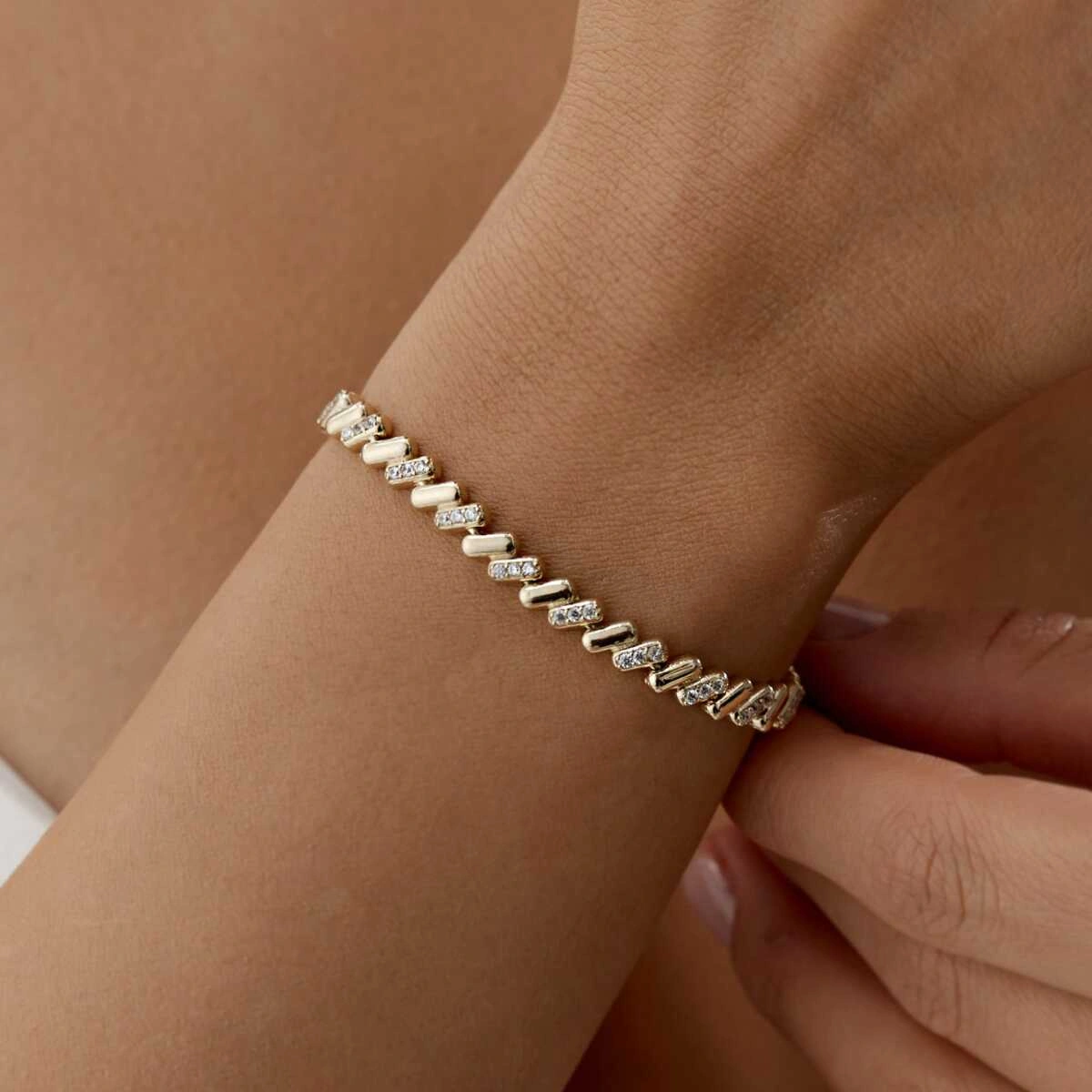 Curve Stick Bileklik Sarı