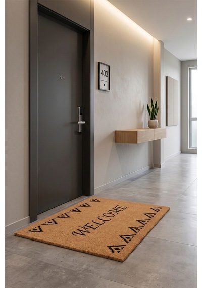 Villadia Home Textile Kapı Önü Paspası Kaymaz Taban Dekoratif Paspas Ev Giriş Antre İç Ve Dış Mekan Paspası 45x70 Cm 18ypycoco