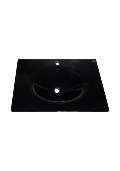 Cam Lavabo 15 MM 90 x 56 CM Siyah
