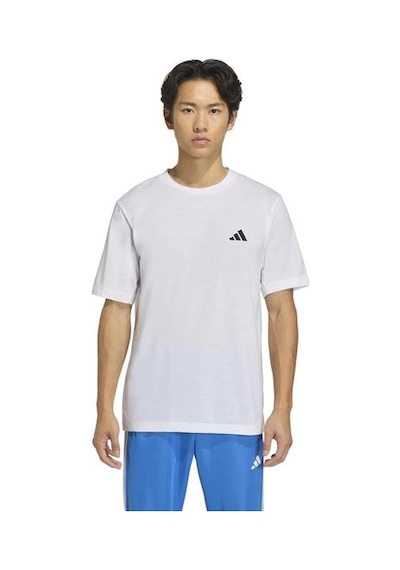 Adidas Workout Essentials Feelready Erkek Beyaz Yuvarlak Yaka Tişört Beyaz