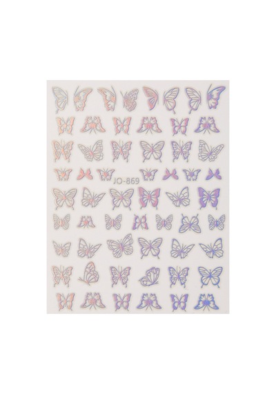 Nail Art Sticker Kendinden Yapışkanlı, Tırnak Süsleme, Tırnak Dövmesi Stikır 869 Gümüş-869 Nail Art Sticker Kendinden Yapışkanlı, Tırnak Süsleme, Tırnak Dövmesi Stikır 869 Gümüş-869