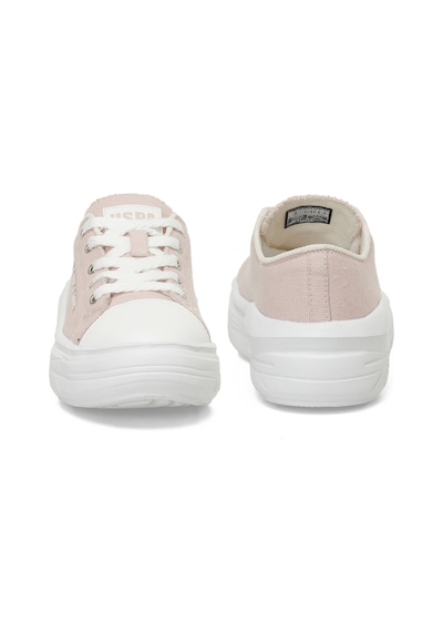 U.s. Polo Assn. Cleme Tex Jr 5fx Pudra Kız Çocuk Sneaker 000000000101952789 Pembe