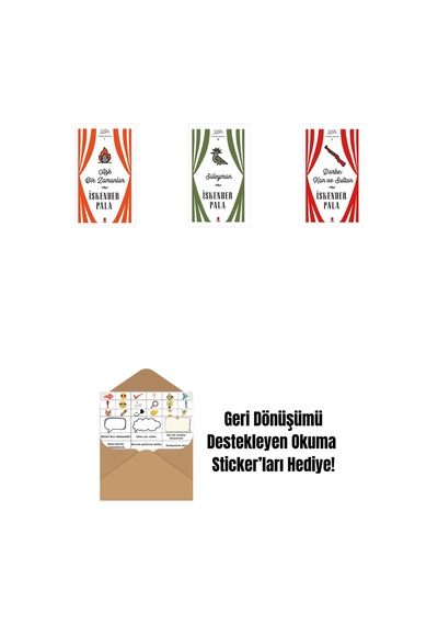 Aşk Bir Zamanlar Ciltli + Süleyman Ciltli + Darbe: Kan Ve Sultan Ciltli + Okuma Sticker'ları