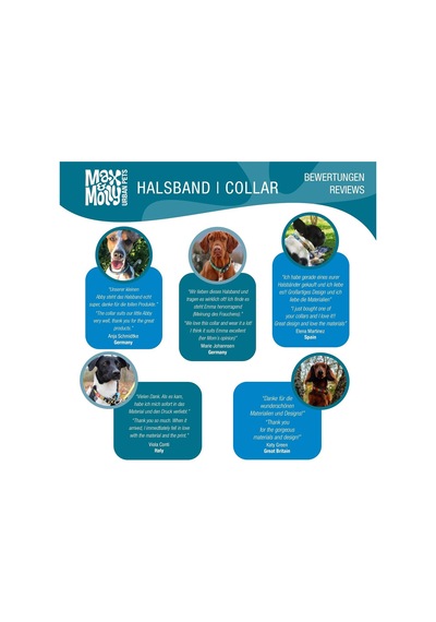 Max & Molly Urban Pets Original Serisi Akıllı Künyeli Köpek Boyun Tasması L, Ördek
